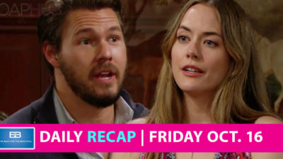 The Bold and the Beautiful Recap: Hope Had It Out With Liam