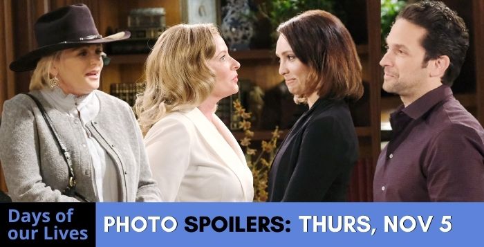 Days of our Lives Daily Photo Spoilers: Thursday, November 5, 2020