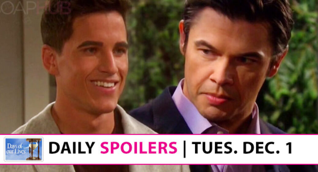 Days of our Lives Spoilers: Xander Digs and Charlie Seethes