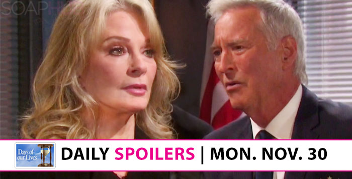 Days of Our Lives Spoilers November 30 2020