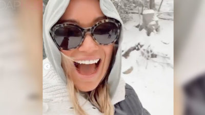 The Bold and the Beautiful Star Katrina Bowden Escapes to a Winter Wonderland