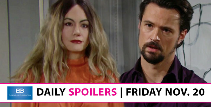 The Bold and the Beautiful Spoilers November 20 2020
