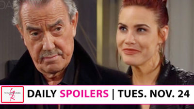 The Young and the Restless Spoilers: Victor To the Rescue, Sally To the Scheme