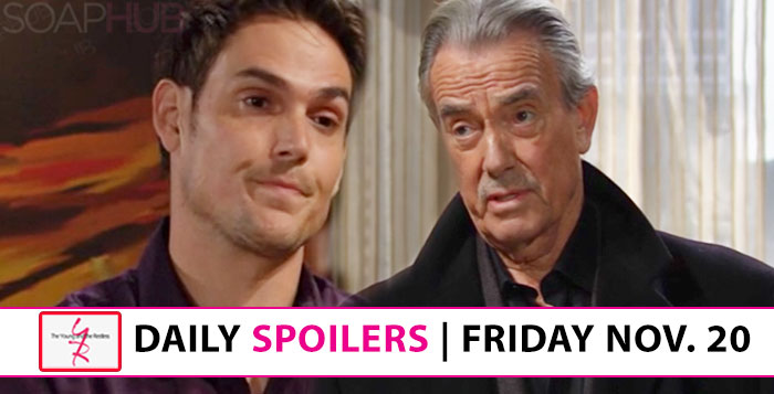 The Young and the Restless Spoilers November 20 2020