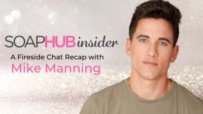 A Fireside Chat Recap: Days of our Lives Star Mike Manning