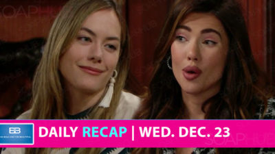 The Bold and the Beautiful Recap: Charlie Rolled The Hope Mannequin Away