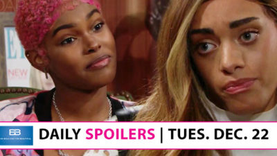 The Bold and the Beautiful Spoilers: Zoe Loses It When Paris Announces She’s Staying