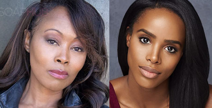 The Young and the Restless Ptosha Storey and Leigh-Ann Rose
