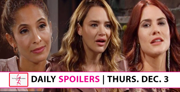 The Young and the Restless Spoilers December 3 2020