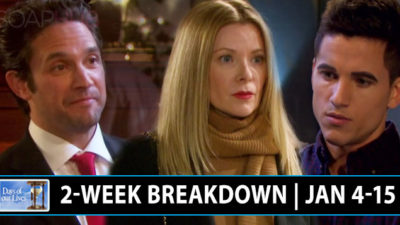 Days of Our Lives Spoilers 2-Week Breakdown: Walls Close In Everywhere