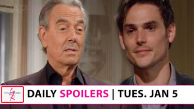 The Young and the Restless Spoilers: Victor Is There For Adam