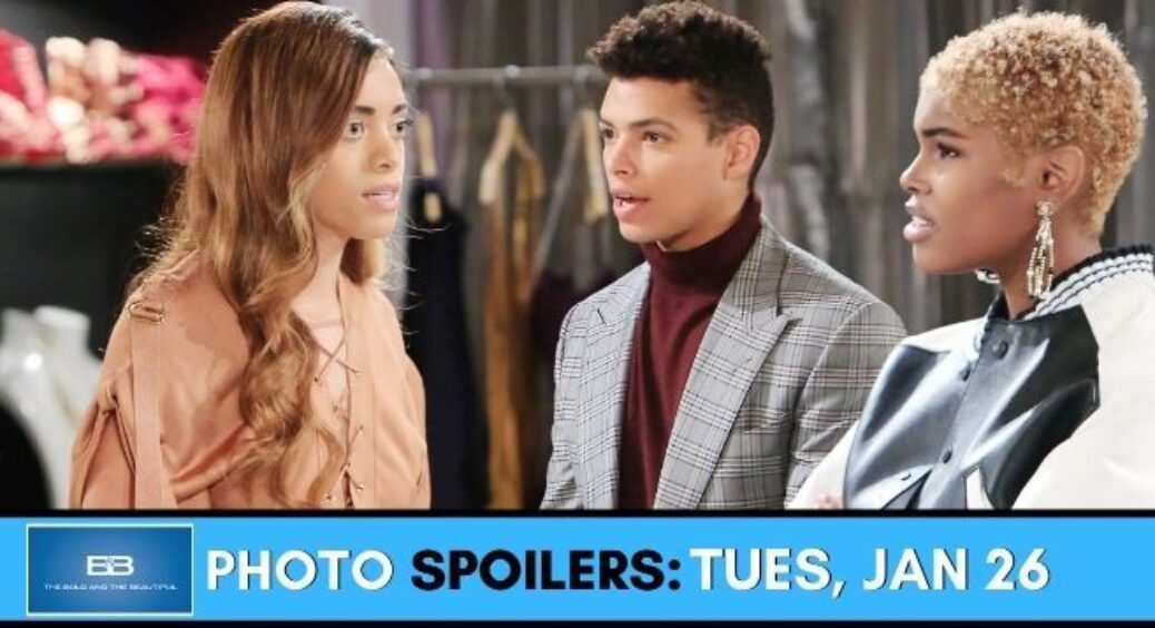 The Bold and the Beautiful Spoilers Photos: Zoe Asks The Tough Questions