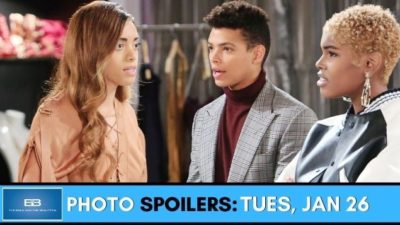 The Bold and the Beautiful Spoilers Photos: Zoe Asks The Tough Questions