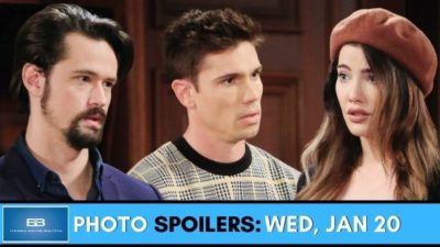 The Bold and the Beautiful Spoilers Photos: Thomas Surprises Hope