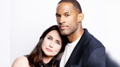 Rena Sofer Gives B&B Co-Star Lawrence Saint-Victor A Special Gift