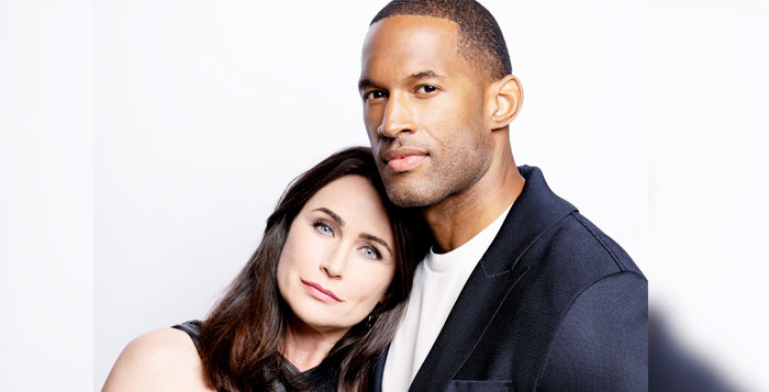 Rena Sofer Gives B&B Co-Star Lawrence Saint-Victor A Special Gift