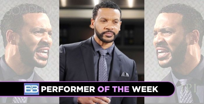 The Bold and the Beautiful Performer of the Week Aaron D. Spears