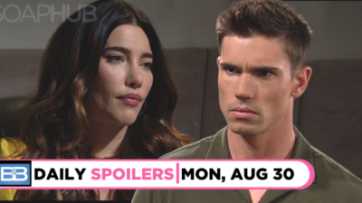 B&B Spoilers for August 30: Steffy Forrester Finnegan Kicks Finn Out