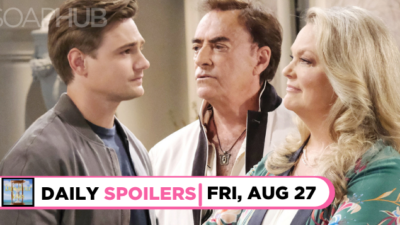 DAYS Spoilers For August 27: Johnny DiMera Puts His Best Foot Forward