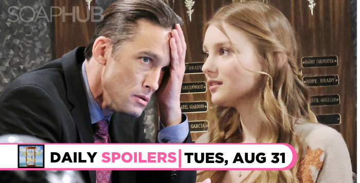 DAYS spoilers for Tuesday, August 31, 2021