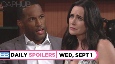 B&B Spoilers for September 1: Carter Has Something To Say To Quinn