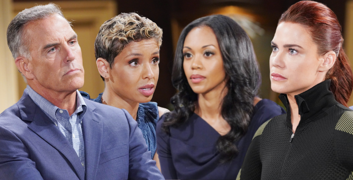 Ashland Locke, Elena Dawson, Amanda Sinclair, and Sally Spectra on The Young and the Restless