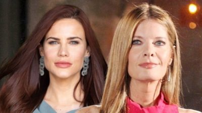 Y&R Stars Michelle Stafford and Courtney Hope Mug For Dog Charities