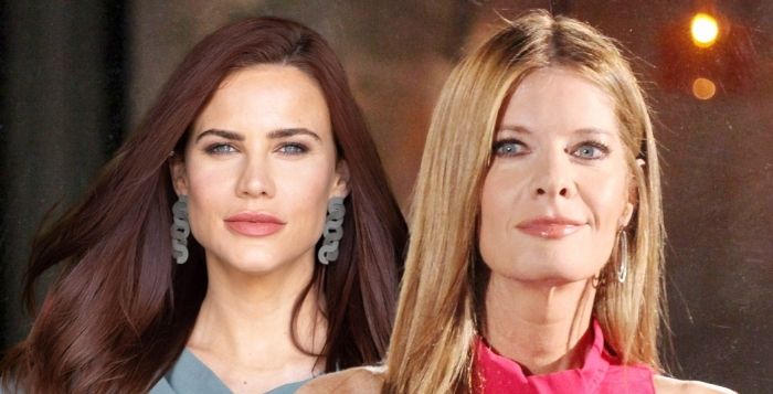 Y&R Stars Michelle Stafford and Courtney Hope Mug For Dog Charities