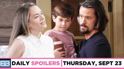 B&B Spoilers for September 23: Douglas Gets All The Attention