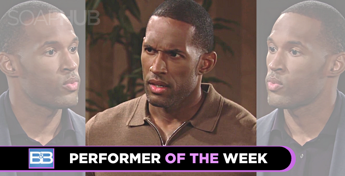 Lawrence Saint-Victor Performer of the Week on B&B