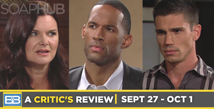 The Bold and the Beautiful A Critic's Weekly Review
