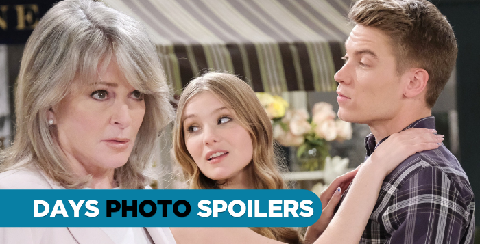 DAYS Spoilers Marlena Evans, Allie Horton, and Tripp Johnson on Days of our Lives
