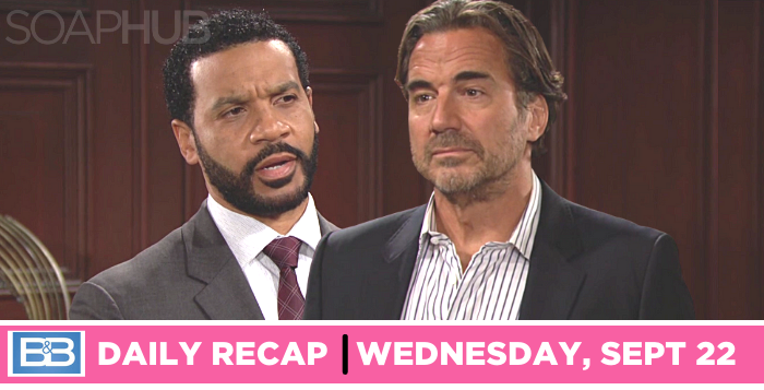 The Bold and the Beautiful recap for Wednesday, September 22, 2021