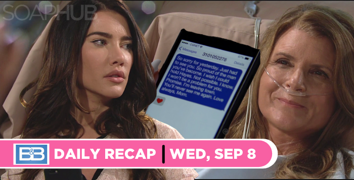 The Bold and the Beautiful recap for Wednesday, September 8, 2021