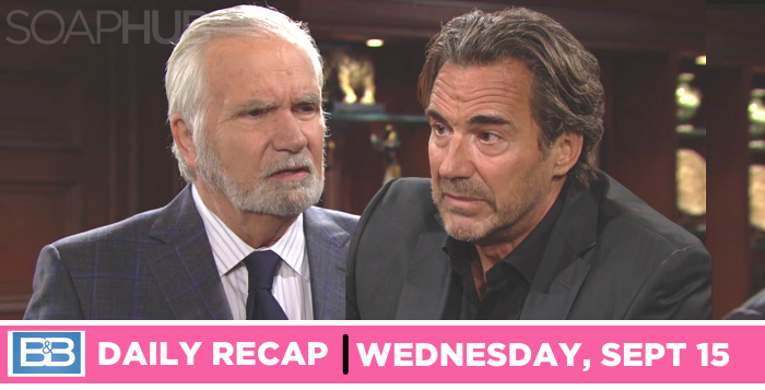 The Bold and the Beautiful recap for Wednesday, September 15, 2021