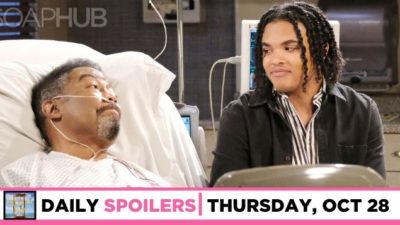 DAYS Spoilers For October 28: Theo Carver Returns To See Abe