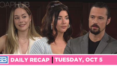 The Bold and the Beautiful Recap: Steffy and Hope Ribbed Thomas