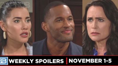 B&B Spoilers for the Week of November 1: Trouble In Paradise