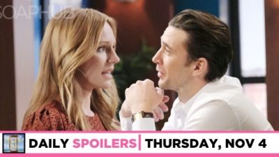 DAYS Spoilers For November 4: Chad and Abby Investigate Gwen