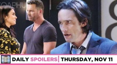 DAYS Spoilers For November 11: Philip Pouts Something Fierce