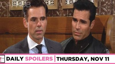 Y&R Spoilers for November 11: Rey Has Questions For Billy