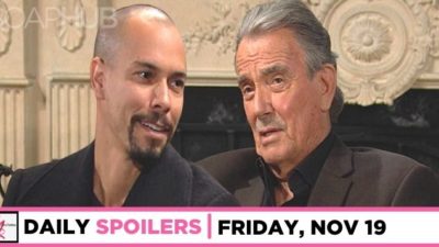 Y&R Spoilers for November 19: Devon and Victor Team Up To Find Abby