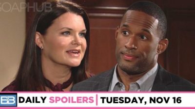 B&B Spoilers for November 16: Carter Walton Flirts With Katie Logan