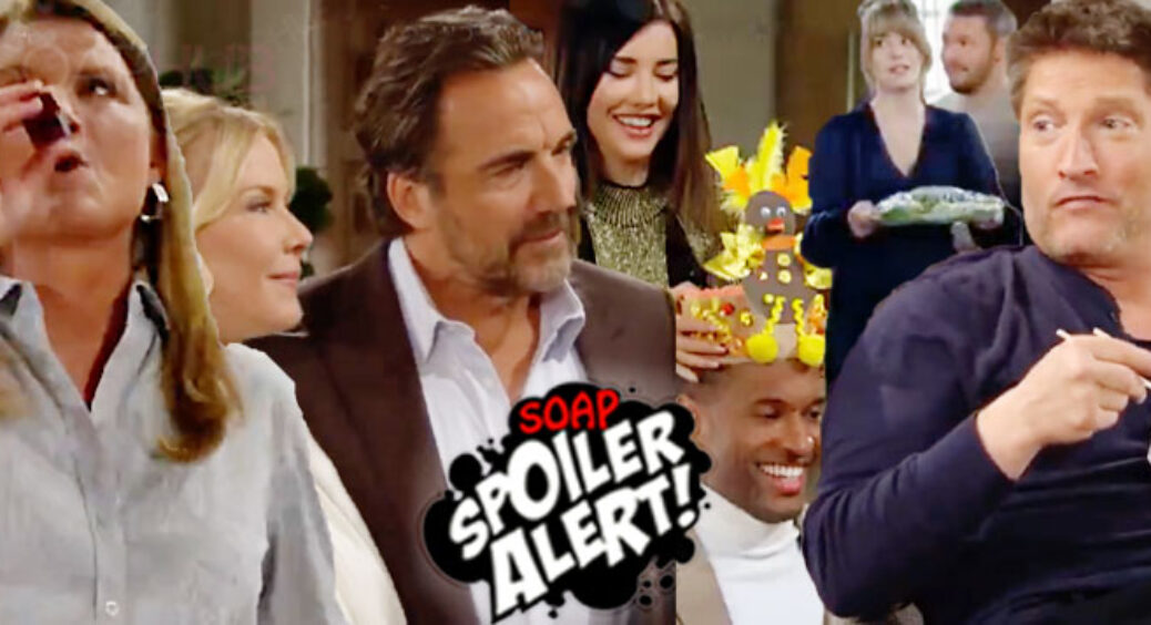 B&B Spoilers Video Preview: Thanksgiving Surprise…Guess Who Crashes