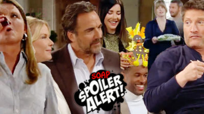 B&B Spoilers Video Preview: Thanksgiving Surprise…Guess Who Crashes