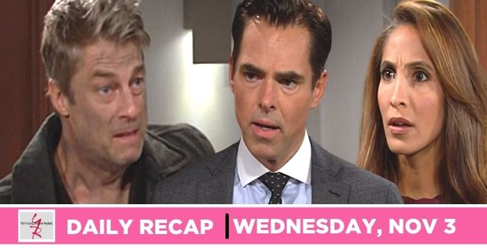 The Young and the Restless recap for Wednesday, November 3, 2021