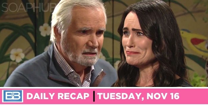 The Bold and the Beautiful recap for Tuesday, November 16, 2021