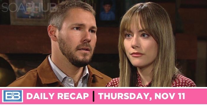 The Bold and the Beautiful recap for Thursday, November 11, 2021