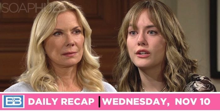 The Bold and the Beautiful recap for Wednesday, November 10, 2021