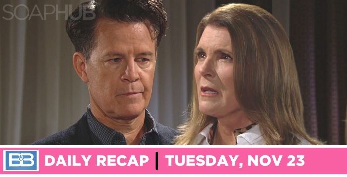 The Bold and the Beautiful recap for Tuesday, November 23, 2021